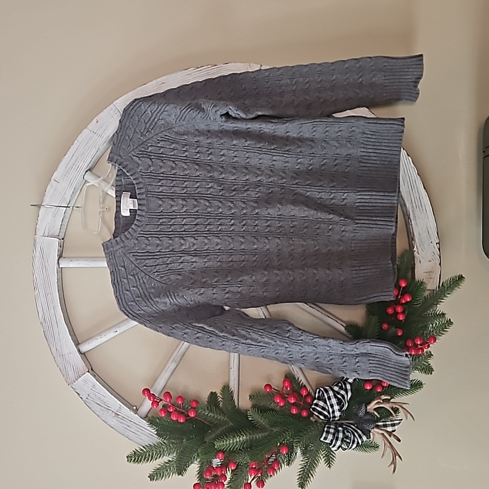 Gray Christopher & Banks sweater size S